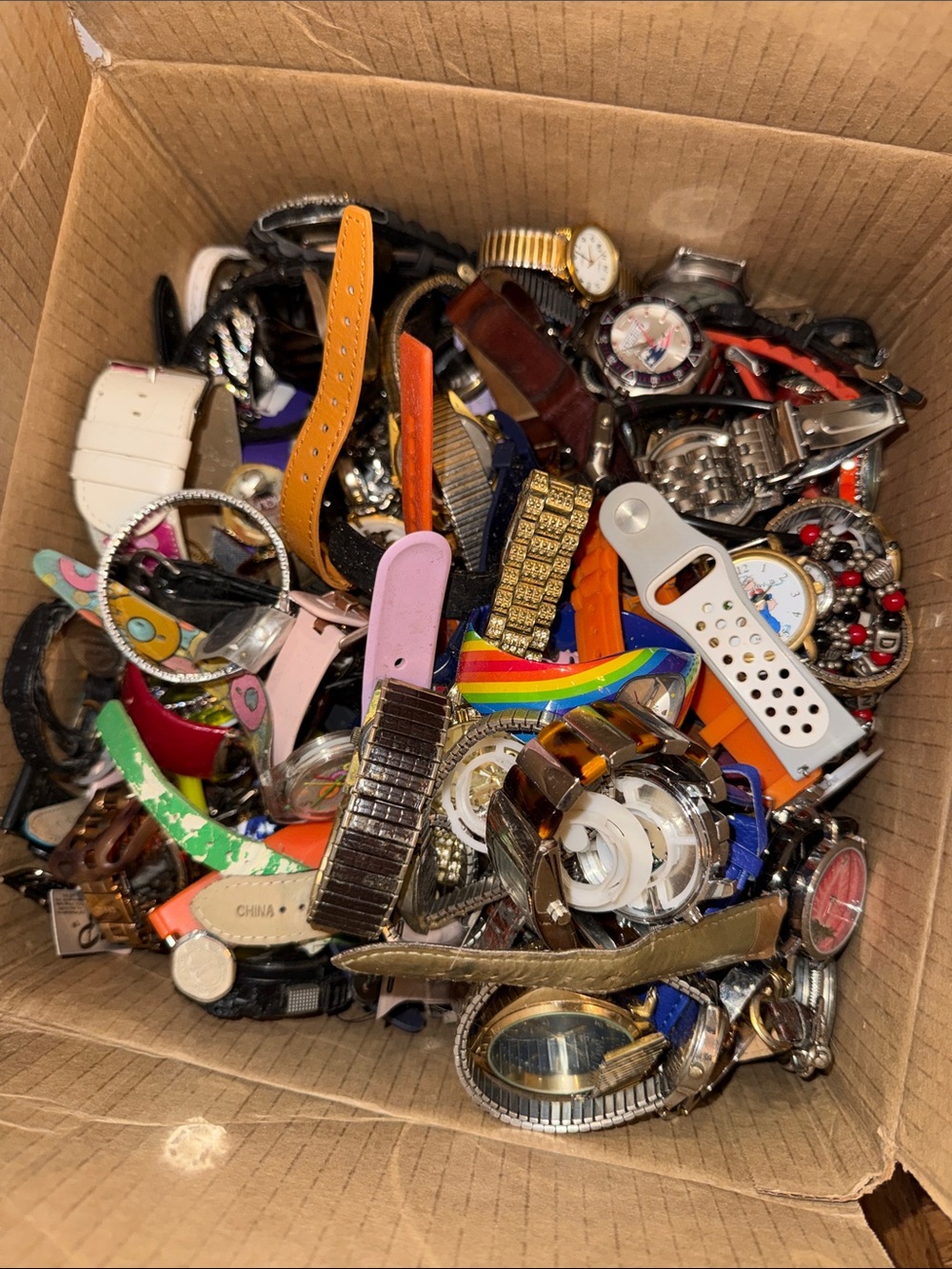 Broken Mixed Color Watch Collection - Assorted Straps for repurposing